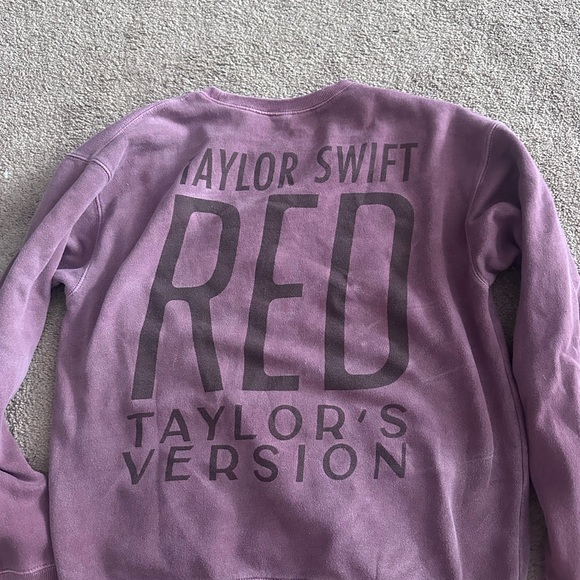 Taylor Swift Purple Crew Neck Sweater - Picture 3 of 3